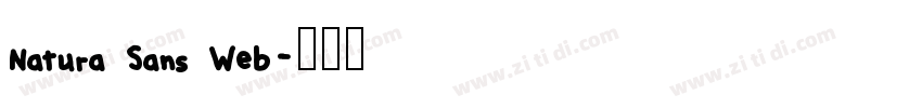 Natura Sans Web字体转换